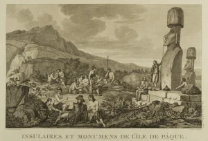 Insulaires et Monumens de L’Ile de Pâque No. 11
