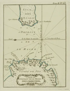 Carte du Detroit de Le Maire