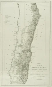 Map of the Republic of Chile (3 sheets)