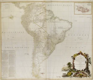 A Map of South America