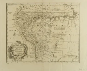 A new and accurate map of Peru and the country of Amazones