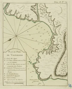 Plan du Port de Valparaiso