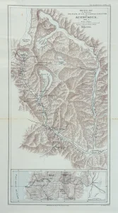 Sketch Map to Illustrate The Route of the Fitzgerald Expedition to Aconcagua