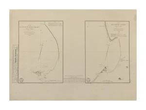 Plan de L´Ile et de la Rade D´Iquique & Plan de la Baie de Coquimbo