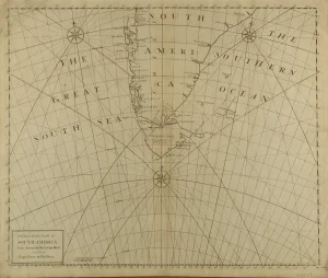 A Chart of the Coast of South America from Anegada Bay to Cape Horn and From Cape Horn to Baldivia
