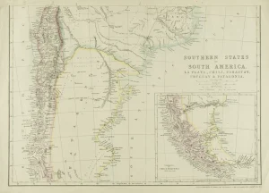 Southern States of South America La Plata, Chili, Paraguay, Uruguay & Patagonia