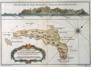 Carte Particuliere de l'Isle de Juan Fernandes