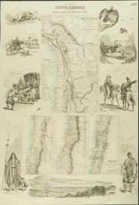 West Coast of South America including Chile and part of Bolivia and Peru