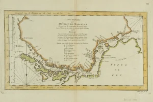 Carte Reduite du Détroit du Magellan
