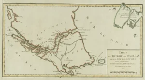Carte de Detroit de Magellan et des Isles Malouines