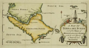 A Map of Terra del Fuego and of the Straits of Magellan