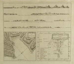 A Chart of the S.E. part of Terra del Fuego including Strait Le Maire and part of Staten Land & A Plan of Success Bay